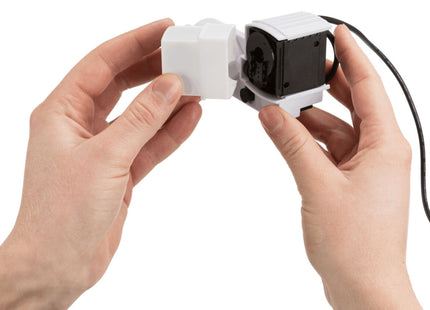 Keramik-Trinkbrunnen für Haustiere, 1,5 l, petrolweiss