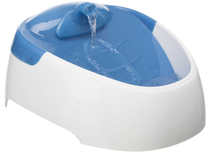 Automatischer Wasserspender für Haustiere, 1 Liter, weiss-blau