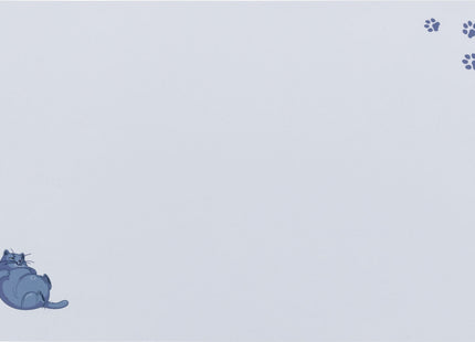 Trixie Napfunterlage für dicke Katze mit Pfotenmuster