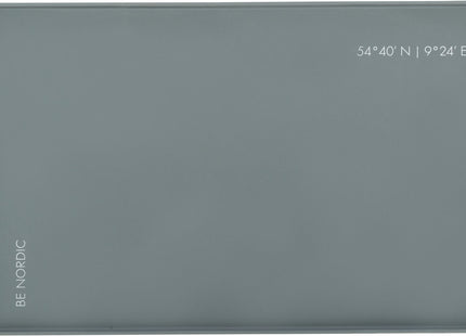 Praktische graue Napfunterlage aus Silikon von Trixie Be Nordic