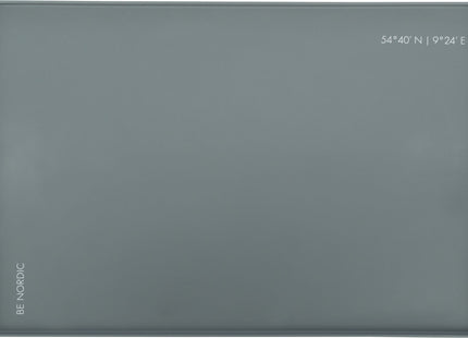 Praktische graue Napfunterlage aus Silikon von Trixie Be Nordic