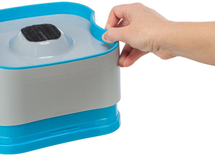 Stabiler Reisenapf in Dunkelgrau-Petrol von Trixie - ideal für unterwegs!