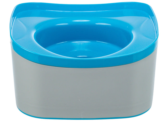 Stabiler Reisenapf in Dunkelgrau-Petrol von Trixie - ideal für unterwegs!