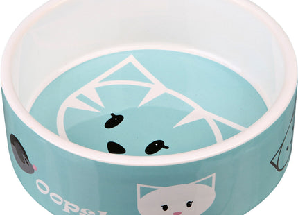 Trixie Keramiknapf Mimi Ø 12 cm - hochwertiger Futternapf für Katzen in elegantem Design