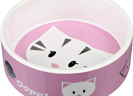 Trixie Keramiknapf Mimi Ø 12 cm - hochwertiger Futternapf für Katzen in elegantem Design