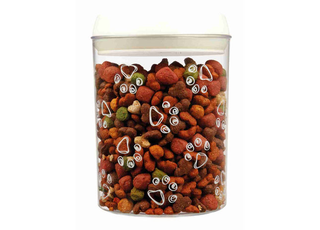 Trixie Futter- und Snackdose aus transparentem Kunststoff