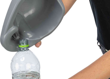 Praktischer Futter- und Wasserspender in Grau für Haustiere von Trixie