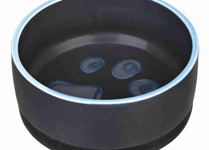 Trixie Keramiknapf mit Gummirand - hochwertiger Hundenapf für Futter und Wasser