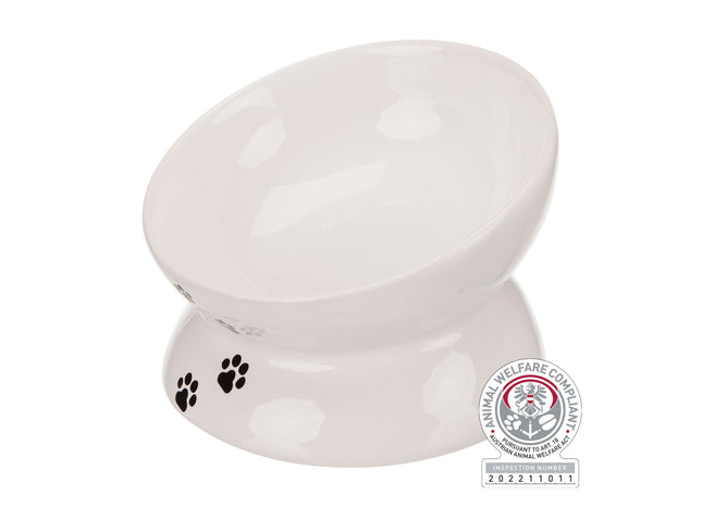Trixie Keramiknapf für Katzen in weiss mit einem Durchmesser von 13 cm