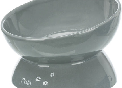 Grosser grauer Keramik-Napf von Trixie für XXL-Hunde