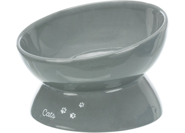 Grosser grauer Keramik-Napf von Trixie für XXL-Hunde