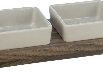 Trixie Napf-Set CityStyle aus Keramik und MDF