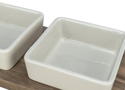 Trixie Napf-Set CityStyle aus Keramik und MDF