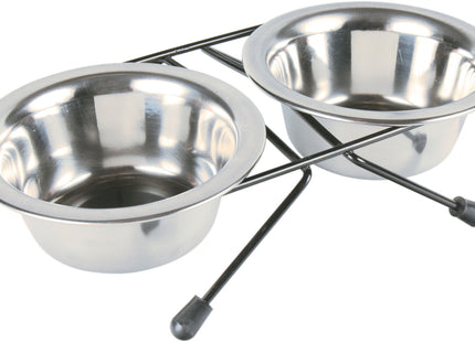 Trixie Eat-on-Feet Napfset mit Halter Ø10 cm