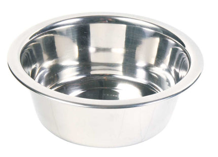 Trixie Ersatznapf für Haustierfutter - Hochwertiger Edelstahlnapf für Hunde und Katzen