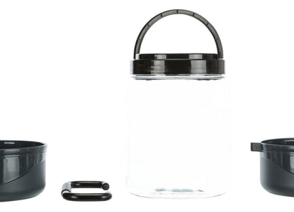 Praktisches Reiseset in Dunkelgrau von Trixie aus Kunststoff