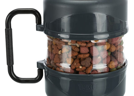 Praktisches Reiseset in Dunkelgrau von Trixie aus Kunststoff