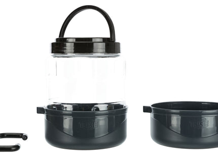 Praktisches Reiseset in Dunkelgrau von Trixie aus Kunststoff