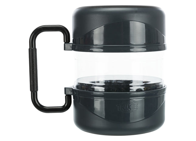 Praktisches Reiseset in Dunkelgrau von Trixie aus Kunststoff