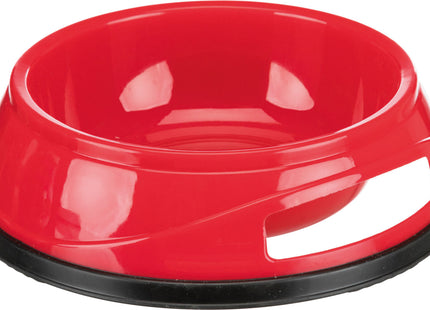 Trixie Kunststoffnapf mit Gummiring in verschiedenen Farben