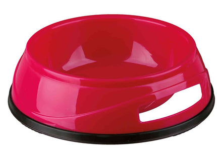 Trixie Kunststoffnapf mit Gummiring in verschiedenen Farben