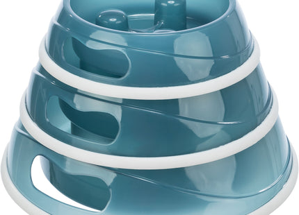 Trixie Slow Feed Napf - Hochwertiger Futternapf zur Förderung langsameren Fressens für Haustiere