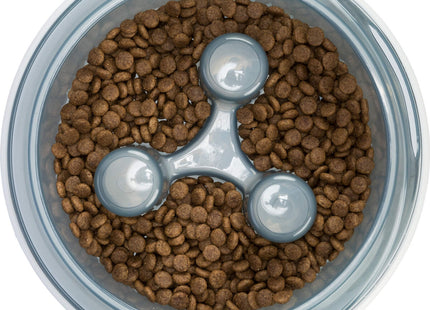 Trixie Slow Feed Napf - Hochwertiger Futternapf zur Förderung langsameren Fressens für Haustiere