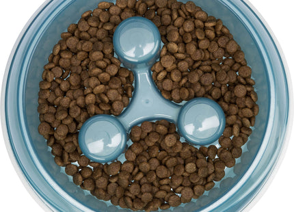 Trixie Slow Feed Napf - Hochwertiger Futternapf zur Förderung langsameren Fressens für Haustiere