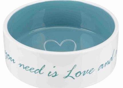 Keramiknapf in Creme-Hellblau für Haustiere von Trixie