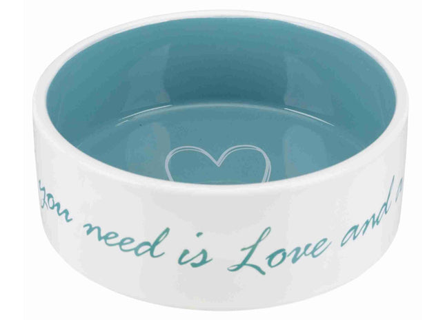 Keramiknapf in Creme-Hellblau für Haustiere von Trixie