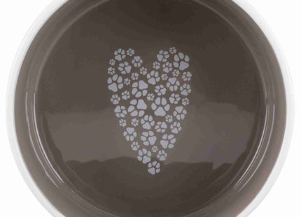 Keramiknapf in Cremetaupe für stilvolles Fressen deines Haustiers