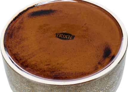 Keramiknapf in Braun für stilvolles Fressen und Trinken