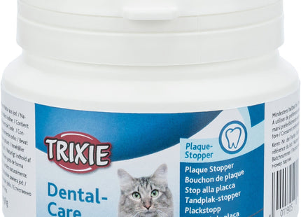 Trixie Plaque-Stopper Katze Pulver 70g - Zahnpflege für Katzen zur Vorbeugung von Zahnbelag und Zahnstein