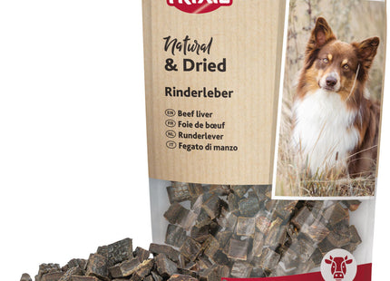 Trixie Rinderleber Hundeleckerli 80 g - Hochwertiges und schmackhaftes Leckerli für Hunde, ideal als Belohnung oder Snack