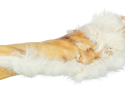 Trixie Kaninchenhautrolle mit Fell – 85 g Kausnack