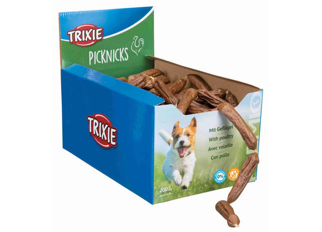 Trixie PREMIO Picknicks Würstchenkette Geflügel 8 cm 200 Stk