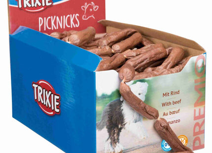 Trixie PREMIO Picknicks Würstchenkette Rind 8 cm 200 Stk
