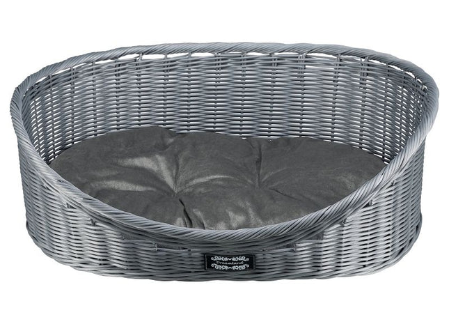 Gemütlicher grauer Hundekorb von Trixie für erholsame Ruhephasen