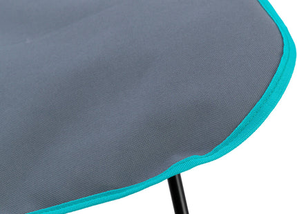 Bequemes Campingbett für Hunde in Dunkelgrau-Petrol