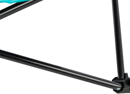 Bequemes Campingbett für Hunde in Dunkelgrau-Petrol