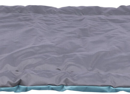 Gemütliche Reisedecke in Eisblaugrau für unterwegs