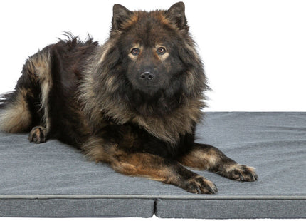 Trixie Matratze Samoa Vital – faltbare Hundematratze dunkelgrau