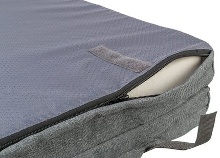 Trixie Matratze Samoa Vital – faltbare Hundematratze dunkelgrau