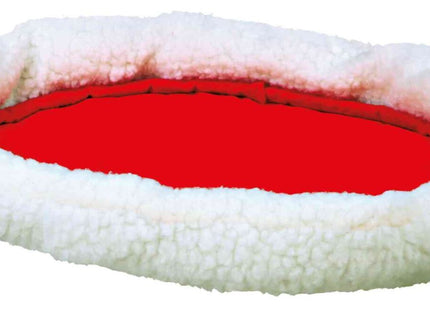 Gemütliches rotes Katzenkuschelbett von Trixie für entspannte Ruhephasen