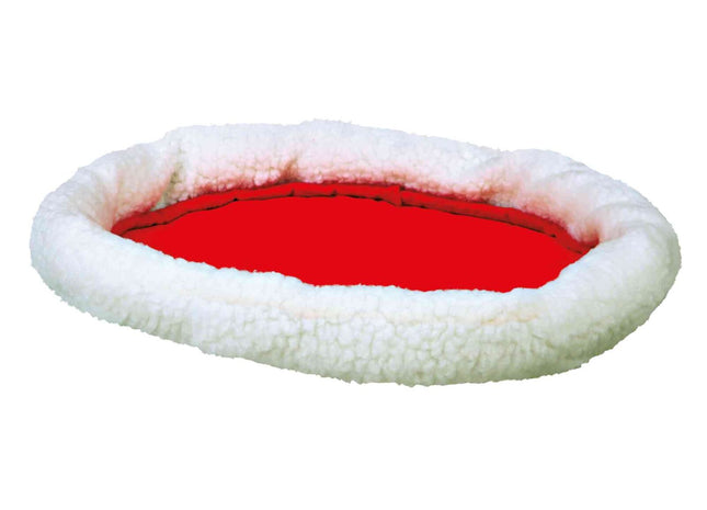 Gemütliches rotes Katzenkuschelbett von Trixie für entspannte Ruhephasen