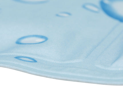 Kühlmatte in Hellblau für Haustiere - Entspannung und Kühlung an heissen Tagen