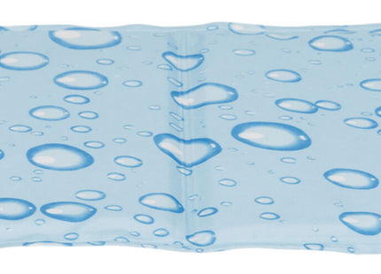 Kühlmatte in Hellblau für Haustiere - Entspannung und Kühlung an heissen Tagen