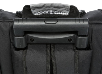 Praktischer schwarzer Nylon-Trolley von Trixie für unterwegs