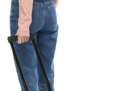 Praktischer schwarzer Nylon-Trolley von Trixie für unterwegs