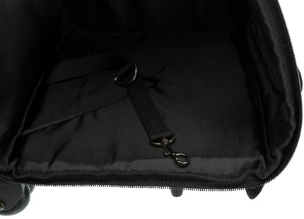 Praktischer schwarzer Nylon-Trolley von Trixie für unterwegs